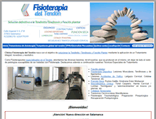 Tablet Screenshot of fisioterapiadeltendon.com